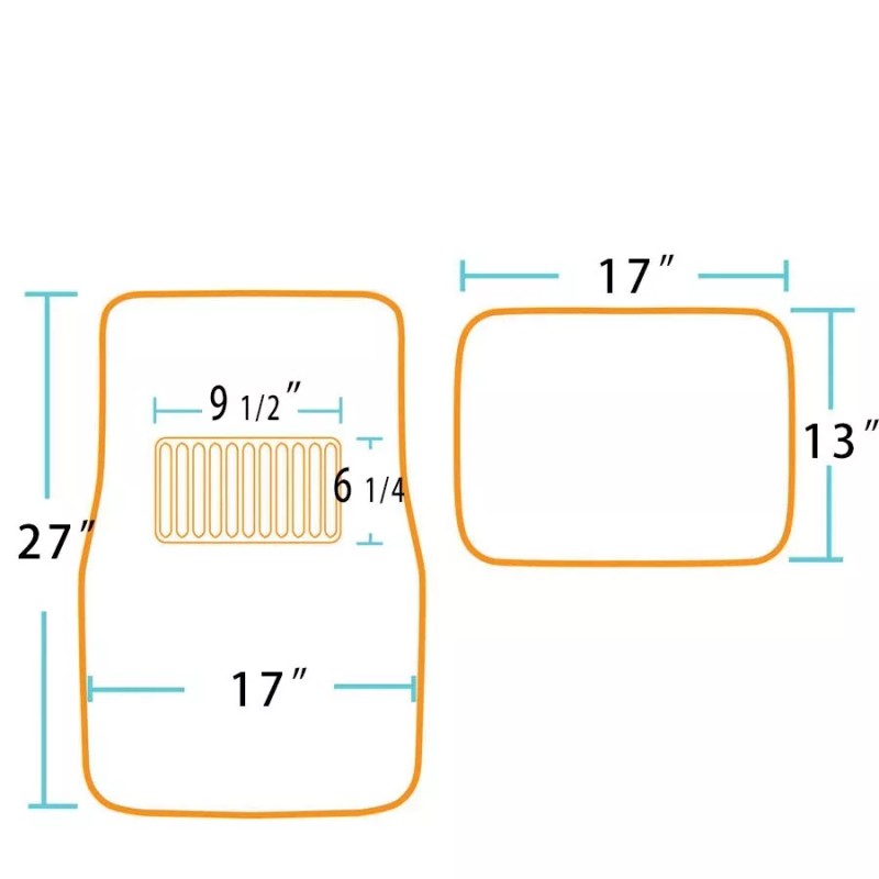 ATLANTA FALCONS 4pc CARPET FLOOR MAT / SUNSHADE / 2pc