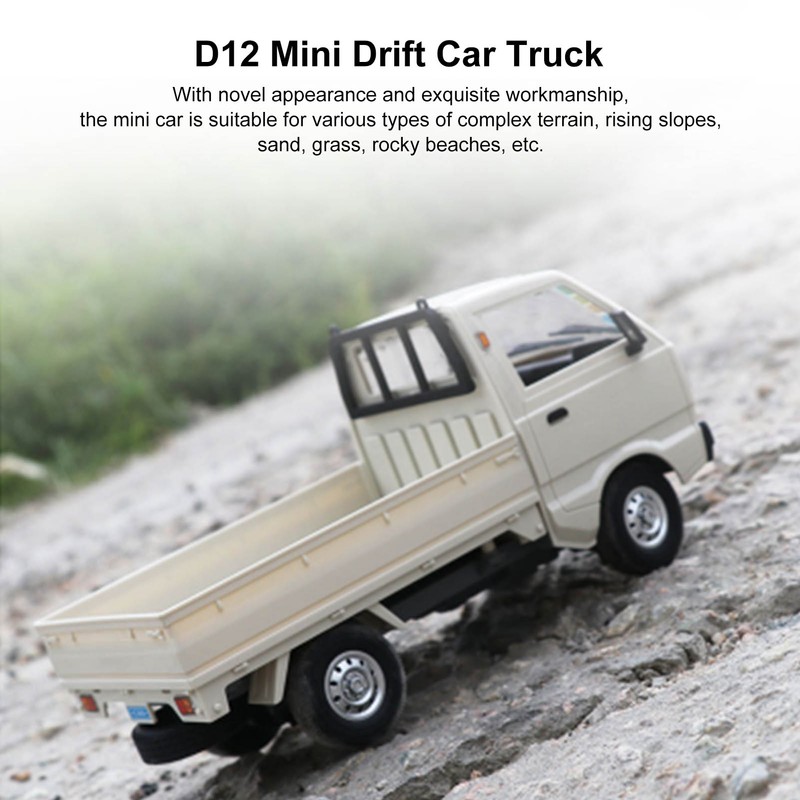 D12 Mini 1/16 4WD RC Car 2.4G Simulation Drift Truck