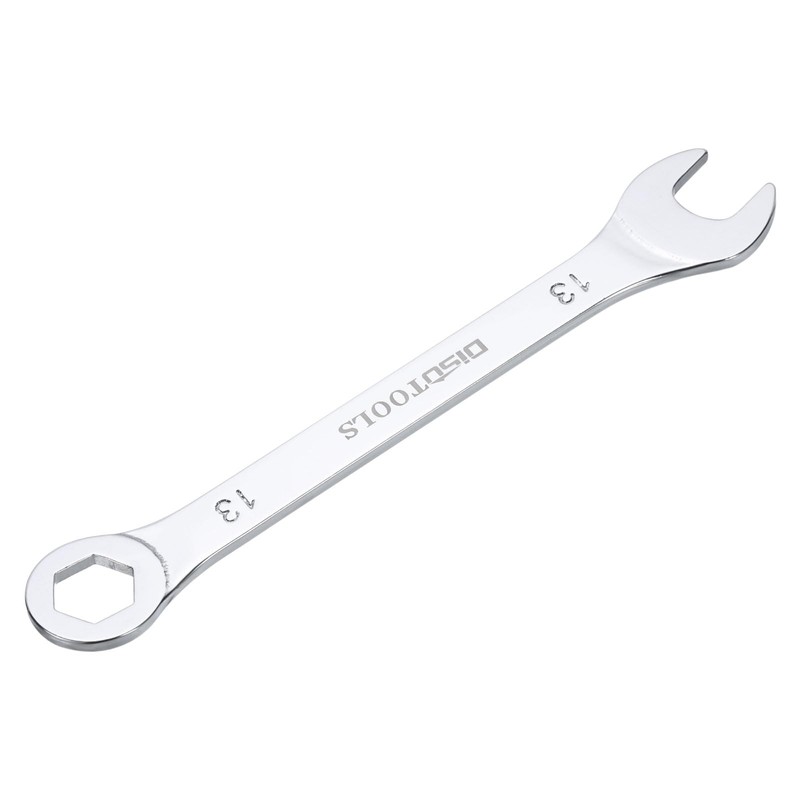 sourcing map Thin Combination Wrench Metric 13mm 6-Point Ended Box