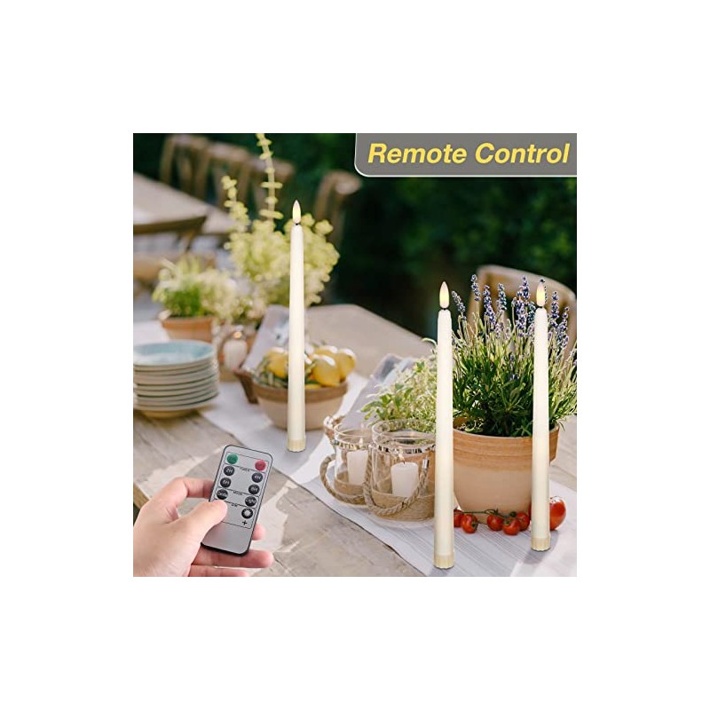 26cm Luces Decorativas navideñas Estilo Vela, Luces navideñas sin Llama,