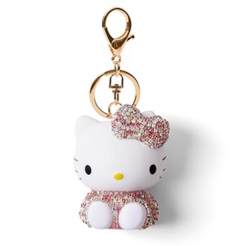Cute Keychains, Handmade Cartoon Key Chains Accessories, Bling Rhinestones Car Key Chain, Backpack Charms for Women & Girls