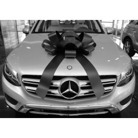 CarBowz Magnetic Car Bow Large 4ft Black Color