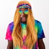 4-Piece Hippie Costume Set with Wig - Large 50lbs Capacity,