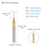 CoCud Cone End Mill Mill Cutting Carving Bit Router Cutter