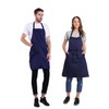 BIGHAS Adjustable Bib Apron with Long Ties for Women Men