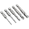 Mesee 5 Pieces Stubby Drill Bit Set 1/4" Hex Shank