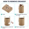 Jute Rope Laundry Hamper Basket by YOUDENOVA, 58L Tall Laundry