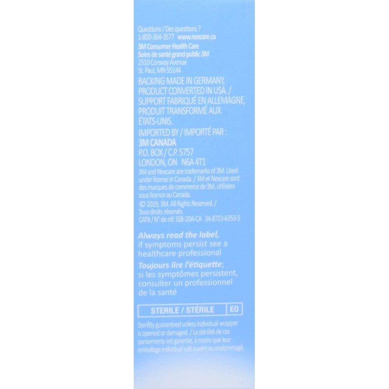 Nexcare Sensitive Skin Bandages, Pain-Free Removal, Assorted Sizes, 20 Count