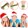Qpout 40pcs Christmas Slap Bracelets for Children, Christmas Wrist Bands