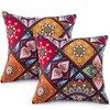 ATsense Set of 2 Pillowcases, 80 x 80 cm, 100%