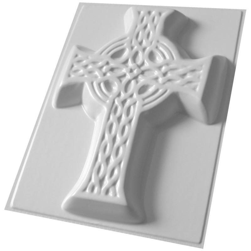 Garden Concrete Mould Celtic Cross