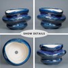 Teagas Ceramic Pots for Plants - 10.6 Inch Ceramic Planter