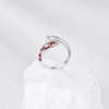 HBLICY Koi Fish Ring Sterling Silver Adjustable Open Ring Lucky