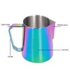 Coffee Frothing Cup Colorful 600ml Milk Frothing Pitcher 304 Stainless