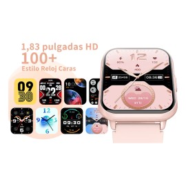 Reloj Inteligente Bluetooth 5.2 Smartwatch 1.83'' Ai Voz