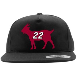 Tenacious Tops Snapback Black Jimmy Butler Goat Logo Hat