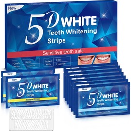 Whitening Teeth Stripes Whitening Strips: 7x Teeth Whitening Strips Whitening Teeth Gentle, 2x Tooth Bleaching Stripes, White Teeth Immediately, Celakeety White Stripes Teeth, Tooth Enamel-Safe, No