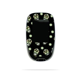 MightySkins Skin Compatible with Accu-Chek Nano - Nighttime Skulls | Protective, Durable, and Unique Vinyl Decal wrap Cover | Easy to Apply, Remove, and Change Styles | Made in The USA
