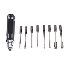 Screwdriver Set High Strength Simple Practical Design 8 in 1 Household Maintenance Tools