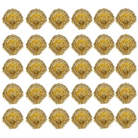 Wonder Care | Metal Gold Lamp Oil Lamps for Indoor Use Diwali Diya Lamp| Decor for Diwali| Inside Home Decorations |Table Decor Centerpiece for Diwali puja|Ganesh chaturthi|Navratri (Pack of 30)