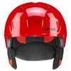 uvex Heyya Unisex Youth Ski Helmet, Fire Red, 46-50 cm
