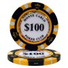 New Bulk Lot of 200 Monte Carlo Poker Chips -