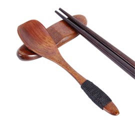WANGCL 5Pcs Wooden Chopsticks Rest Japanese Style Vintage Chopstick Holder Dinnerware Tableware Holder Stand for Gift