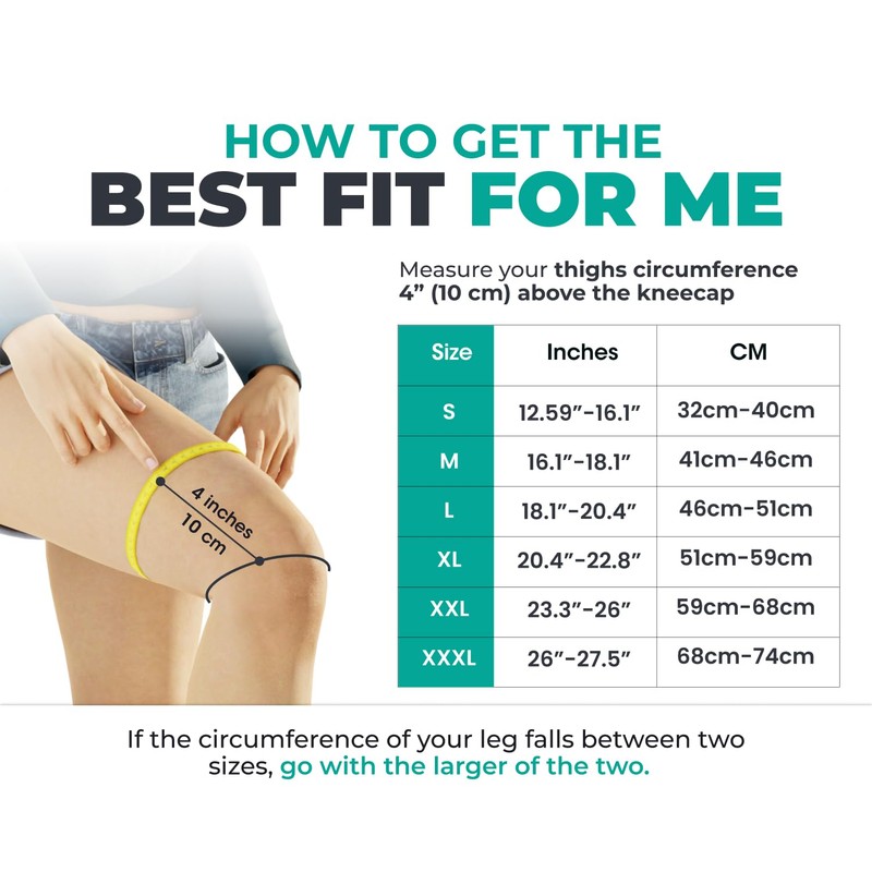 MODVEL Knee Support Set for Men and Women, Breathable Knee