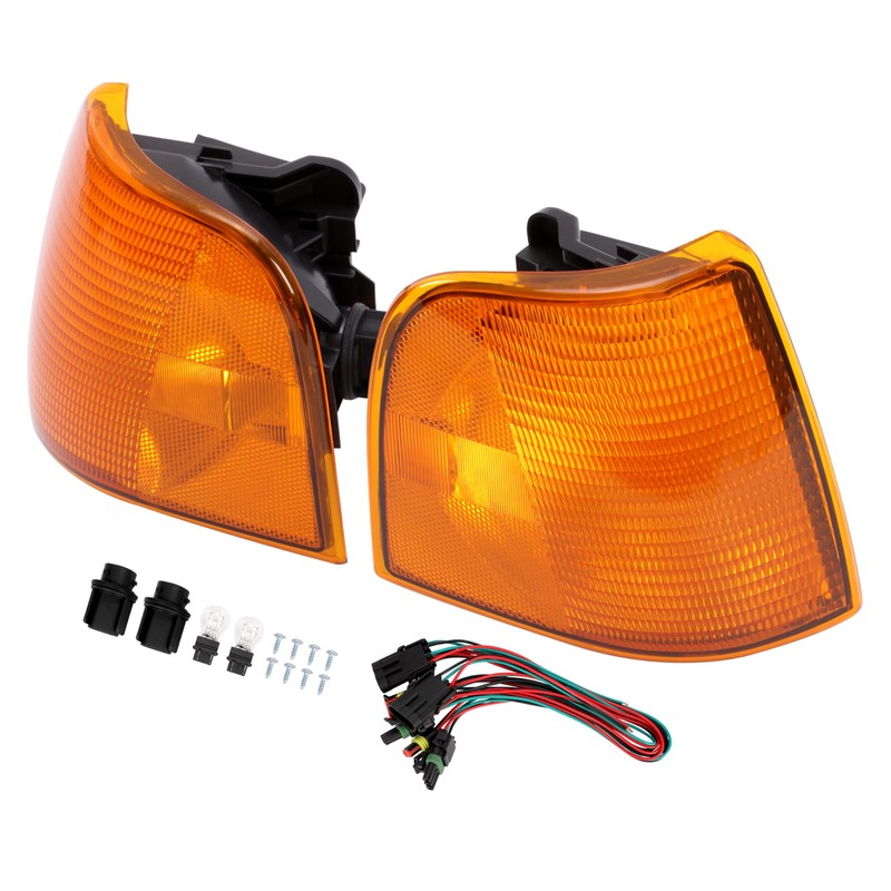 HECASA Pair Corner Light Compatible with Peterbilt 375 385 Trucks