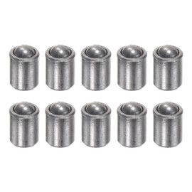 sourcing map 10pcs Ball Spring Plunger 2x3mm 304 Stainless Steel Precision Positioning Beads Ball Point Spring Plungers Ball Catch Latch for Door Mechanical Devices Clamps Furniture