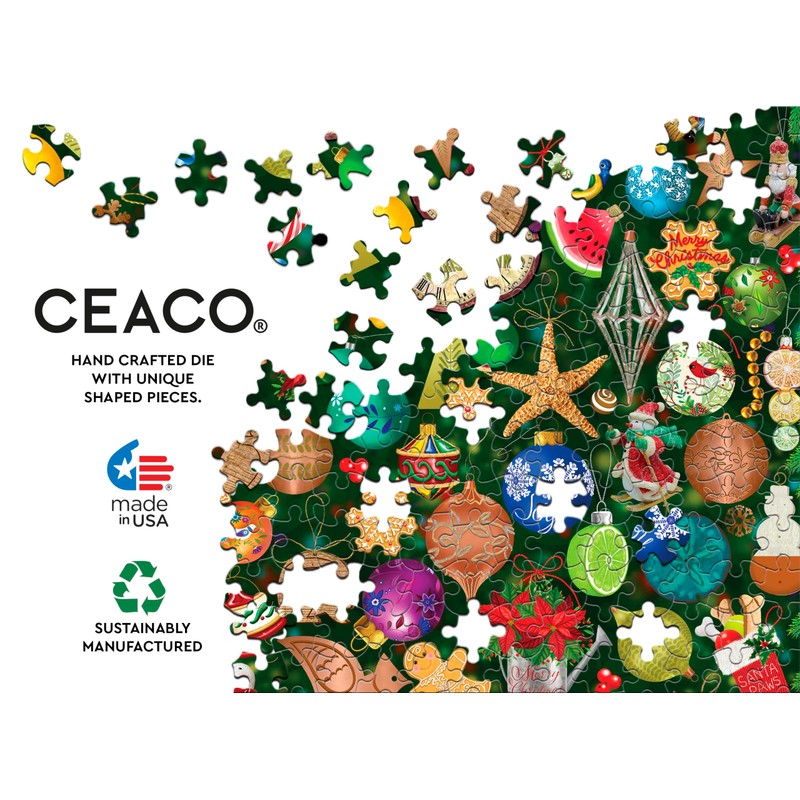 Ceaco - Tracy Flickinger - Christmas Ornament Collection - 1000