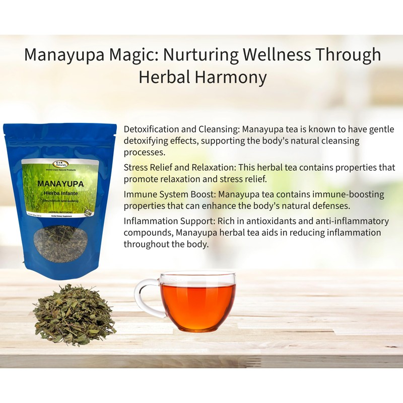 Manayupa Tea Herbal Infusion Tea (100g) Hierba Infante Desmodium adscendens