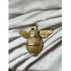 Gold Bee Door Knocker for Front Door | Polished Solid
