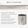 Snow Peak MG053 Titanium Double Mug, 15.2 fl oz (450