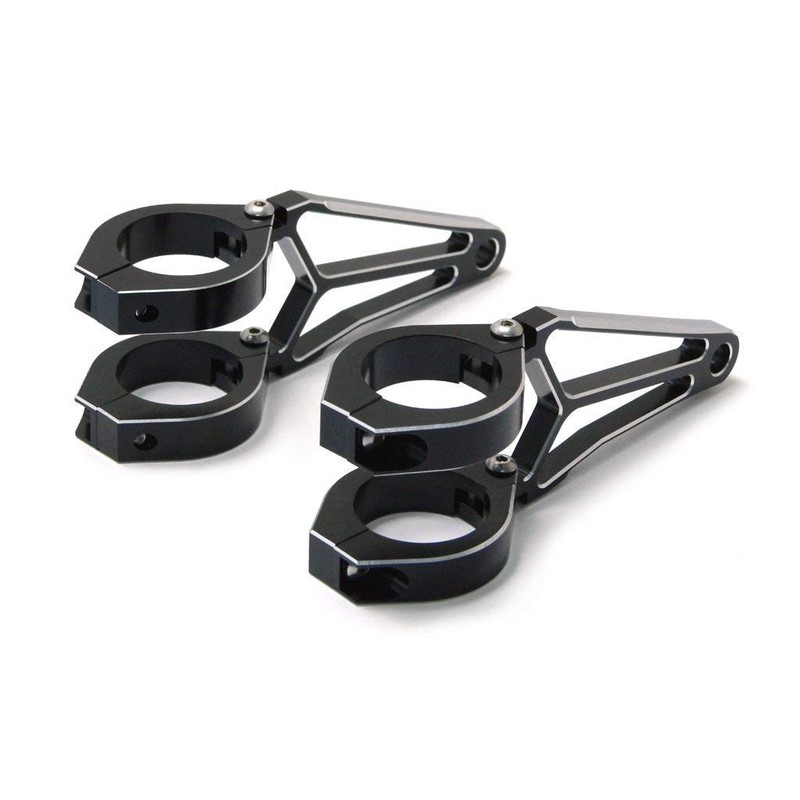 Alchemy Parts Fork Mounted Motorbike Headlight Brackets 40mm - 41mm