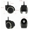 Lihao 5 Ruedas para Silla de Oficina Universales Resistentes a