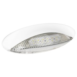 Lumitronics RV LED-Euro Style Porch Light, Clear Lens (White)