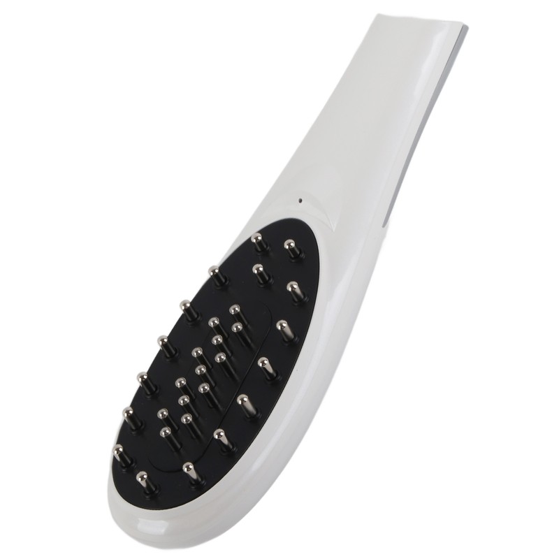 Electric Scalp Applicator Comb Red Lighting Vibration 5 Gears Microcurrent