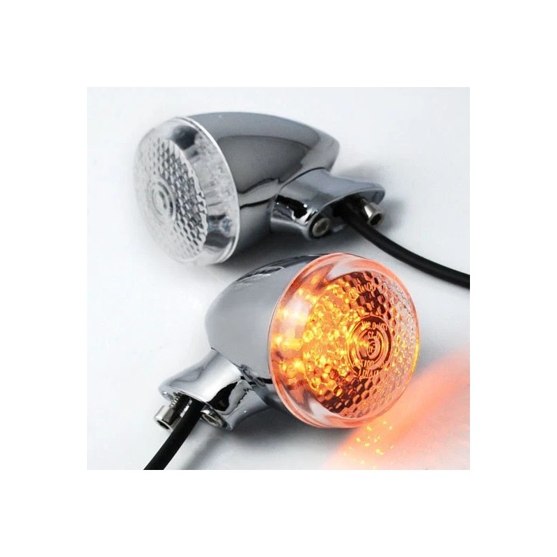Astradepot 4x Motorcycle LED Turn Signal Light 41mm Front Rear
