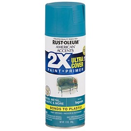 Rust-Oleum 327921 American Accents Spray Paint, 12 oz, Satin Lagoon