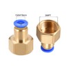 sourcing map Pack of 4 Pipe Fittings Push Connector 6