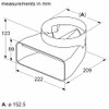 90° Adaptor Piece Round / Flat