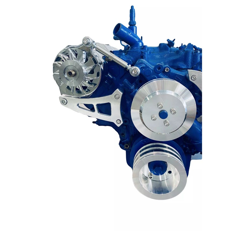 Chap Performance Ford Alternator Bracket High Mount using Mechanical Water