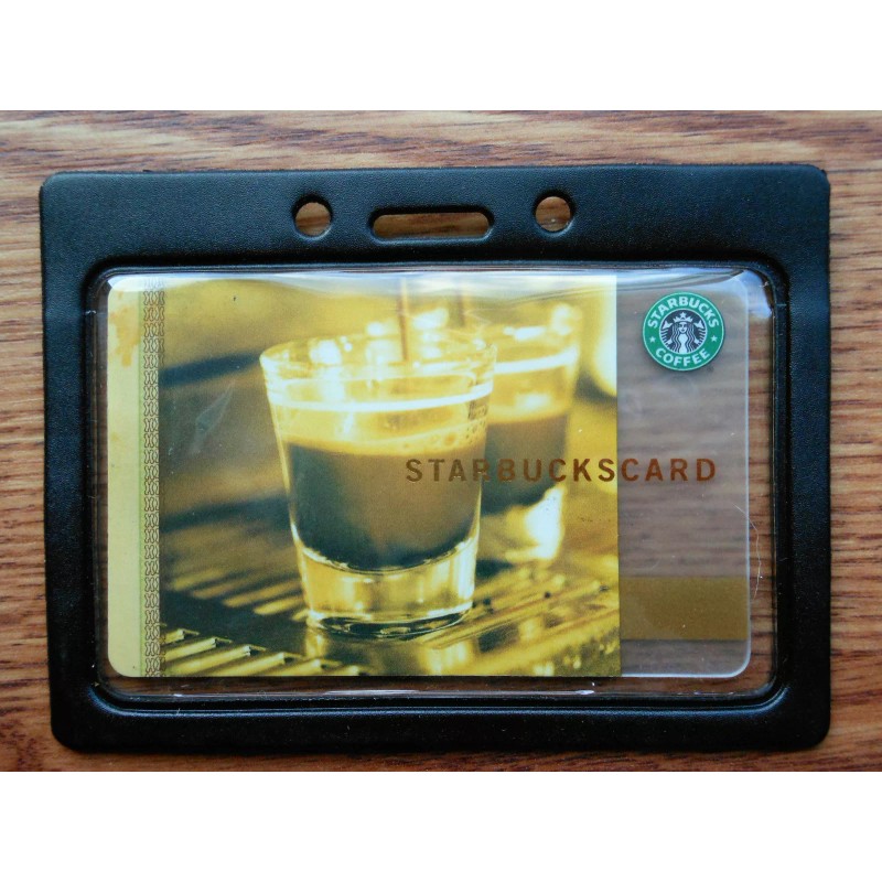 Unbranded Work ID Badge Holder Horizontal ID Card Holder Clear