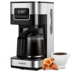 SHARDOR 10-Cup Programmable Coffee Maker, Regular & Strong Brew Drip