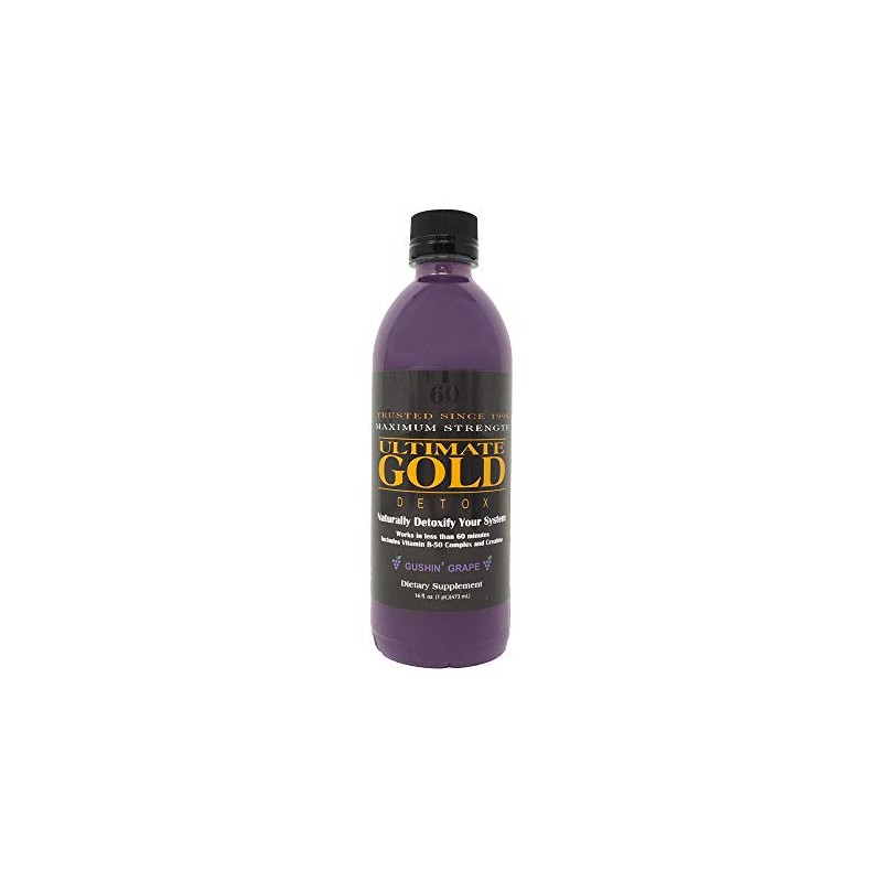 Ultimate Gold Detox Drink - 16oz / Gushin' Grape