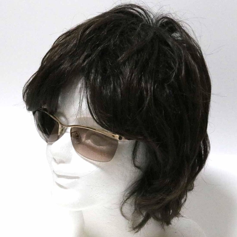 FashionBerry Men's Ikatsume Sunglasses, Thin Frame, Metal, Isolate, Oraora-style, Artisans,