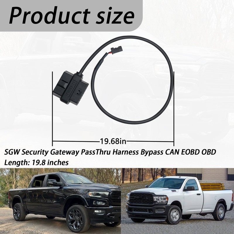 XTPTFABS SGW Security Gate-Way PassThru Harness Bypass CAN EOBD OBD