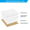 PATIKIL 6x4 Canvas Boards for Painting, 24Pack Cotton Wood Frame
