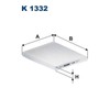 FILTRON K1332 Filter, Innenraumluft